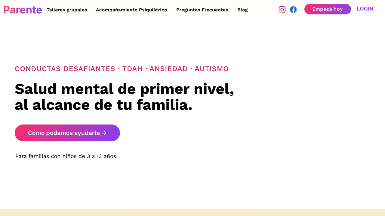 Parente AI 网站截图