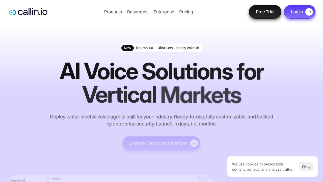 Callin.io 网站截图