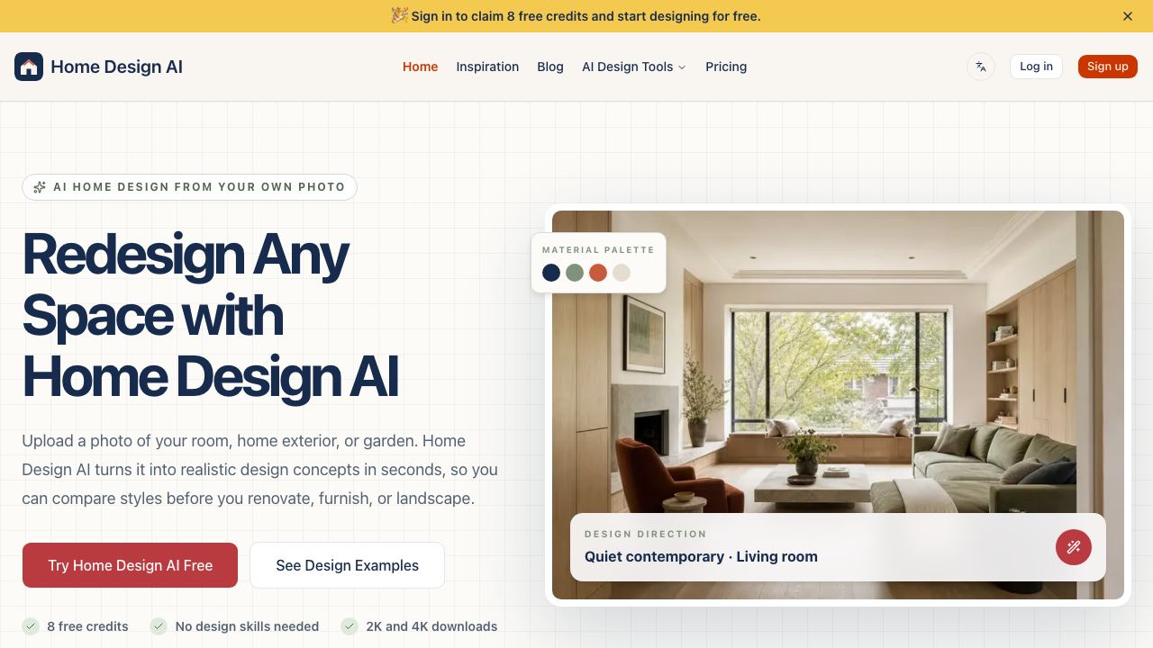 Home Design AI - 1 网站截图