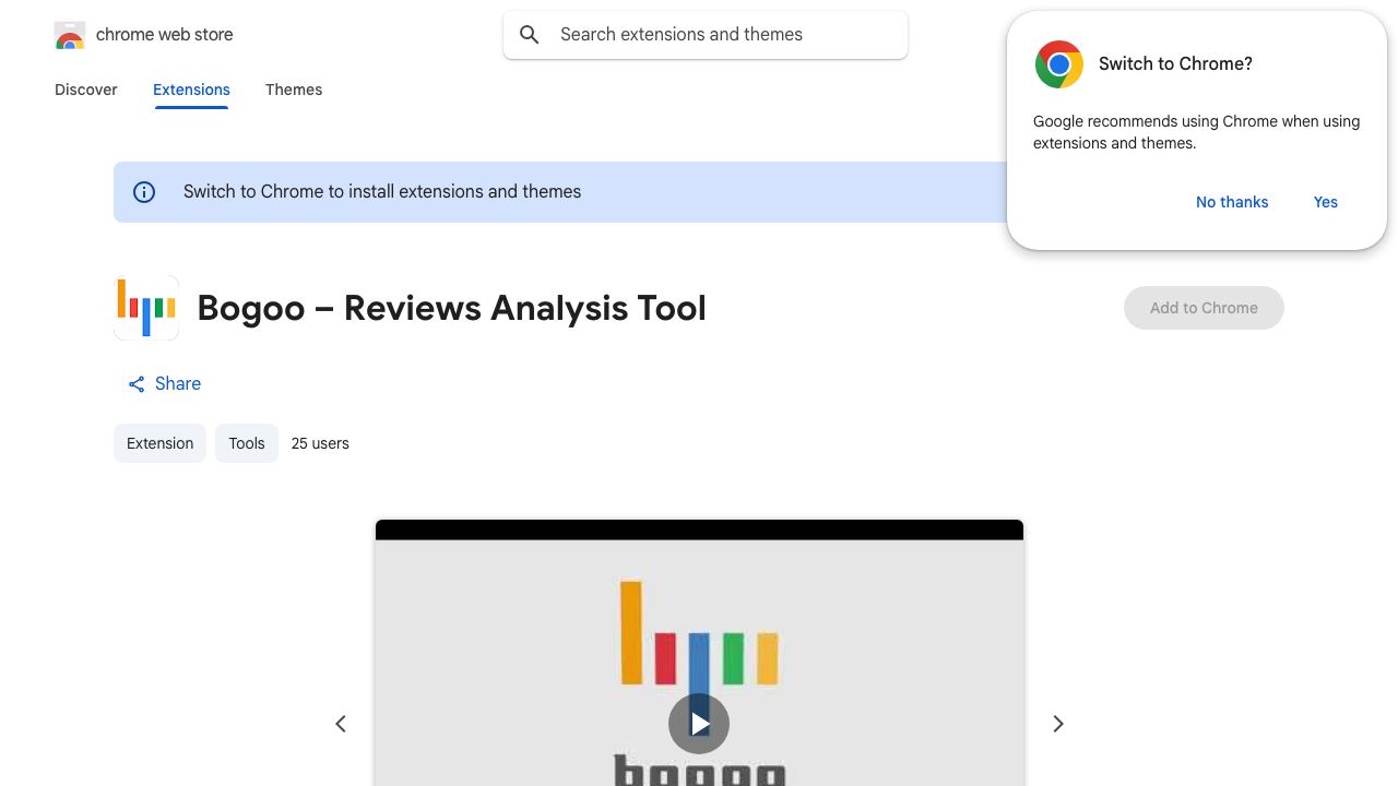 Bogoo – Reviews Analysis Tool 网站截图