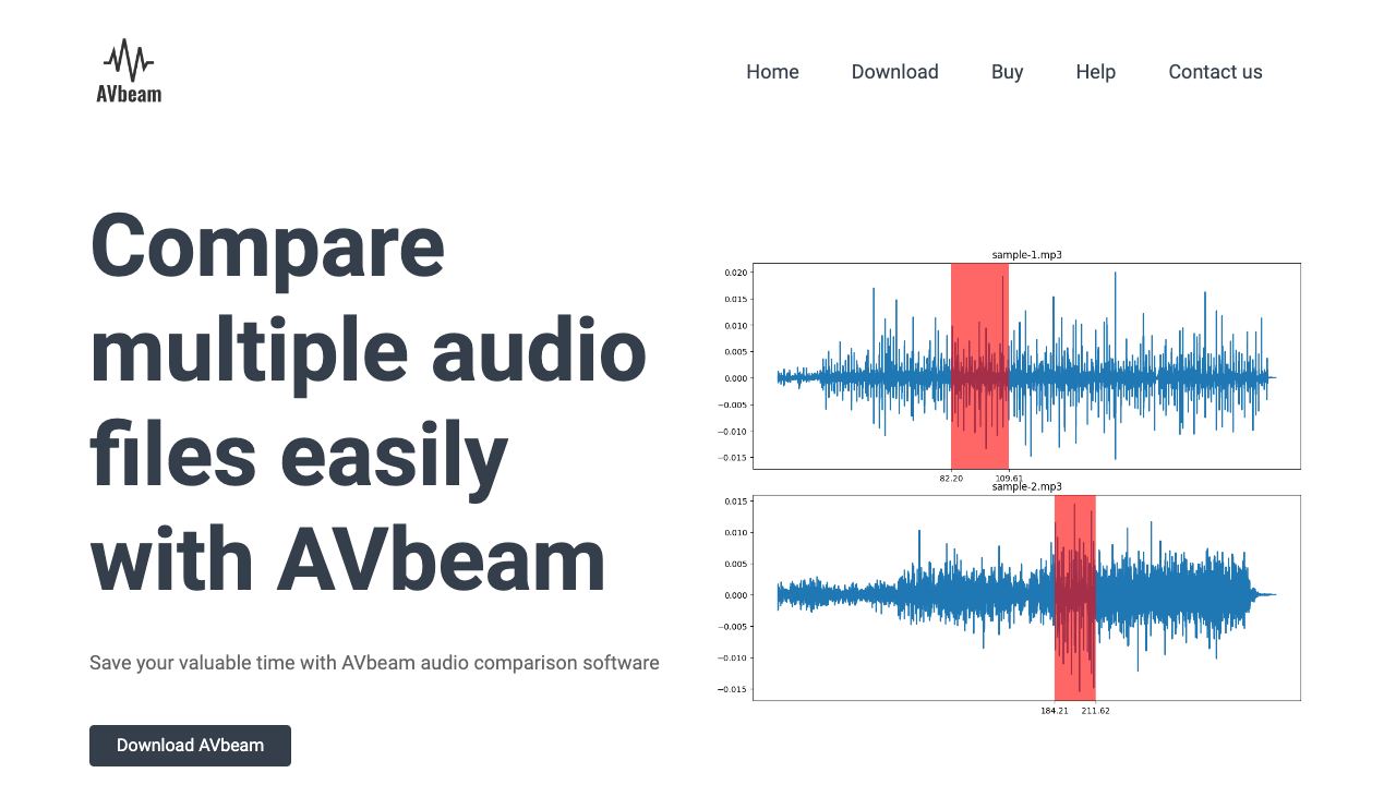 AVbeam 网站截图