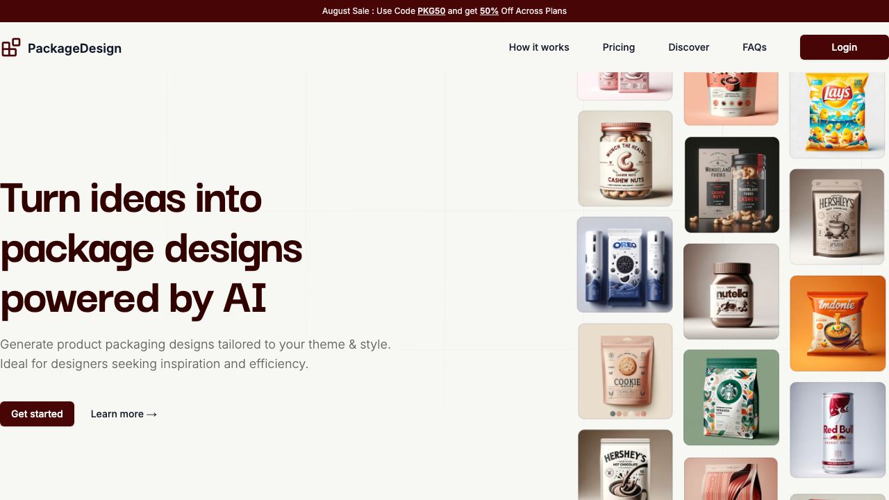 Package Design 网站截图