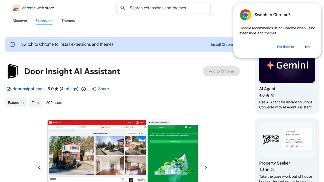 Door Insight AI Assistant 网站截图