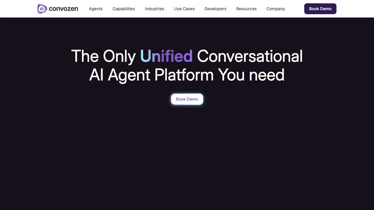 ConvoZen.AI 网站截图