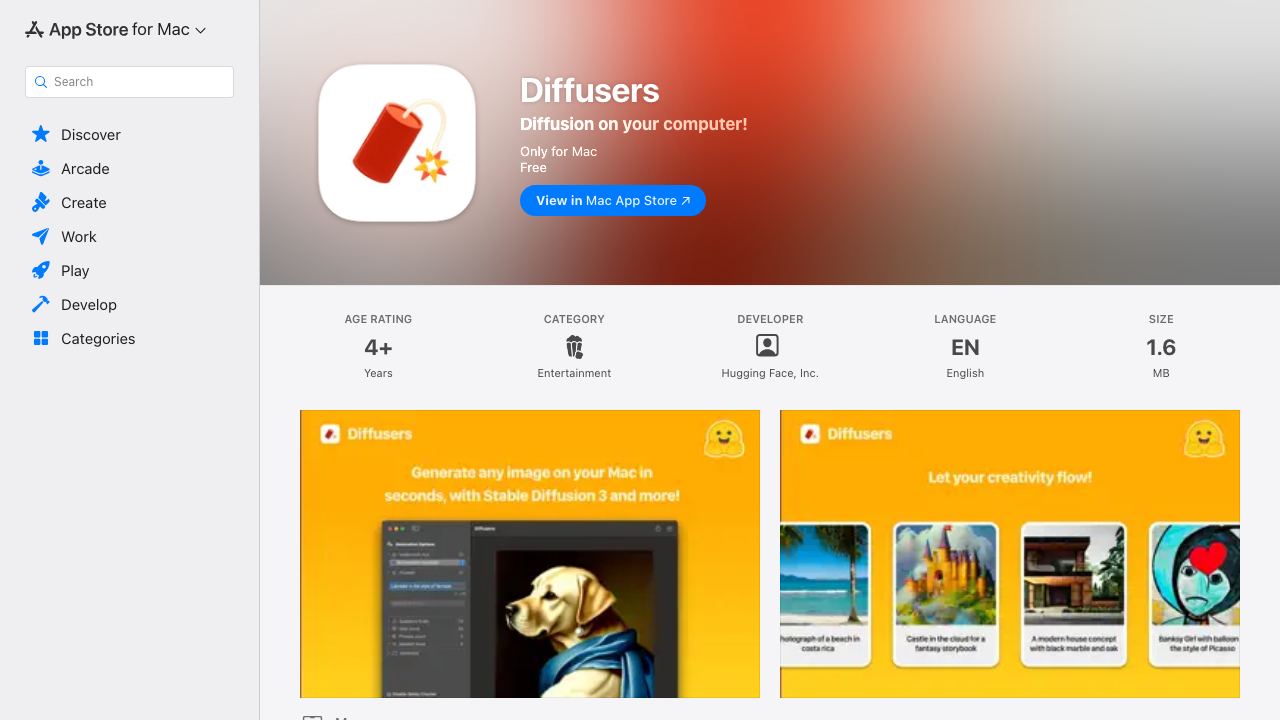 Diffusers 网站截图