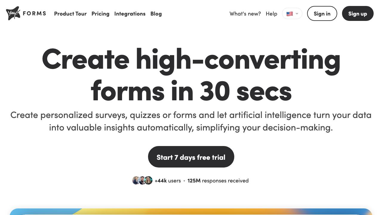 Yay! Forms 网站截图