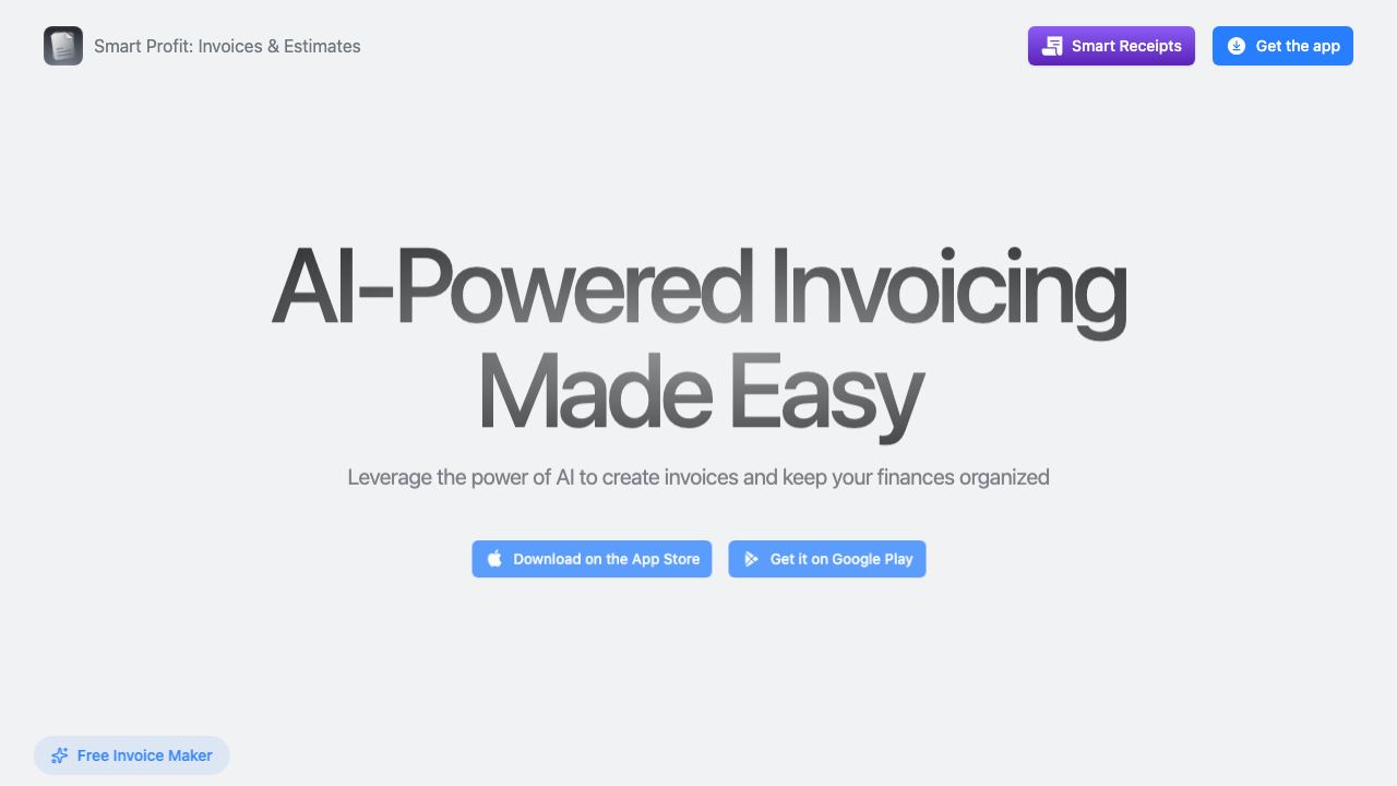 Smart Invoices 网站截图