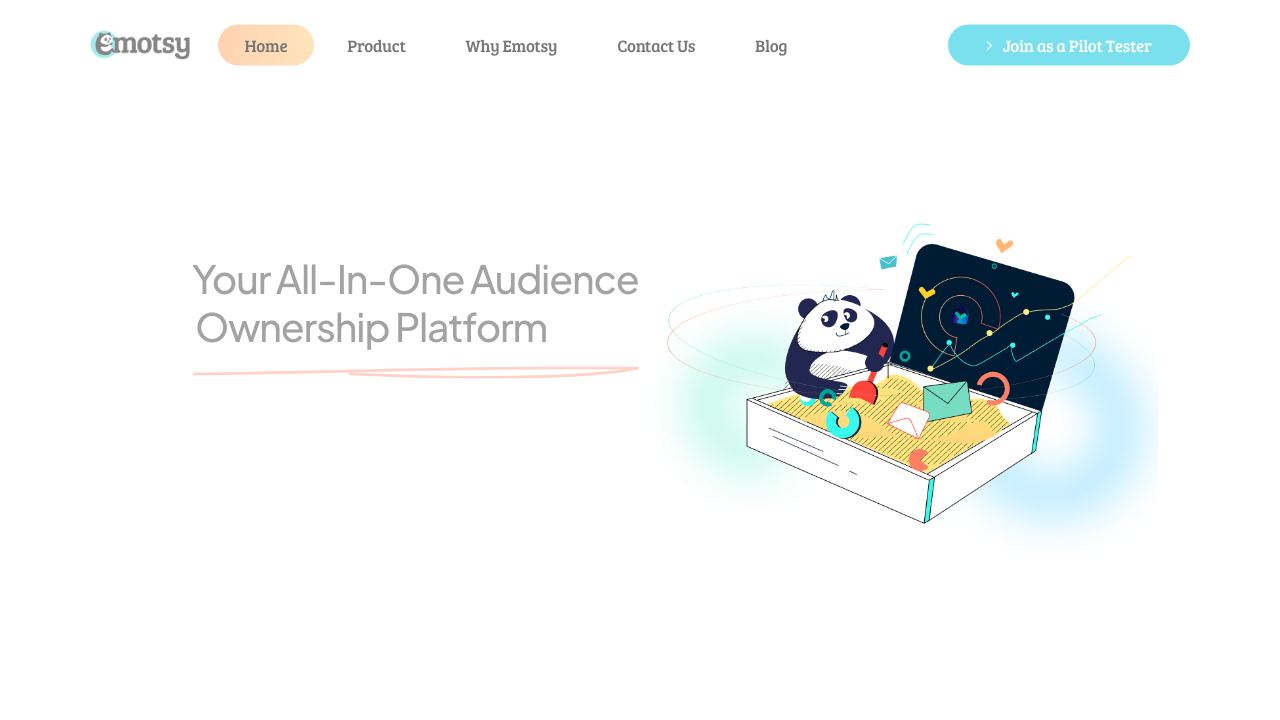 Emotsy website screenshot