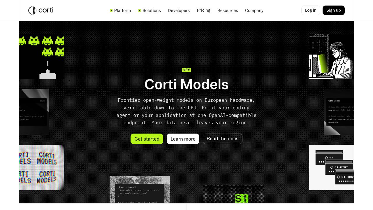 corti.ai website screenshot