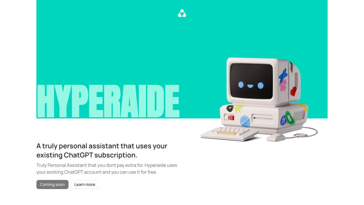 Hyperaide 网站截图