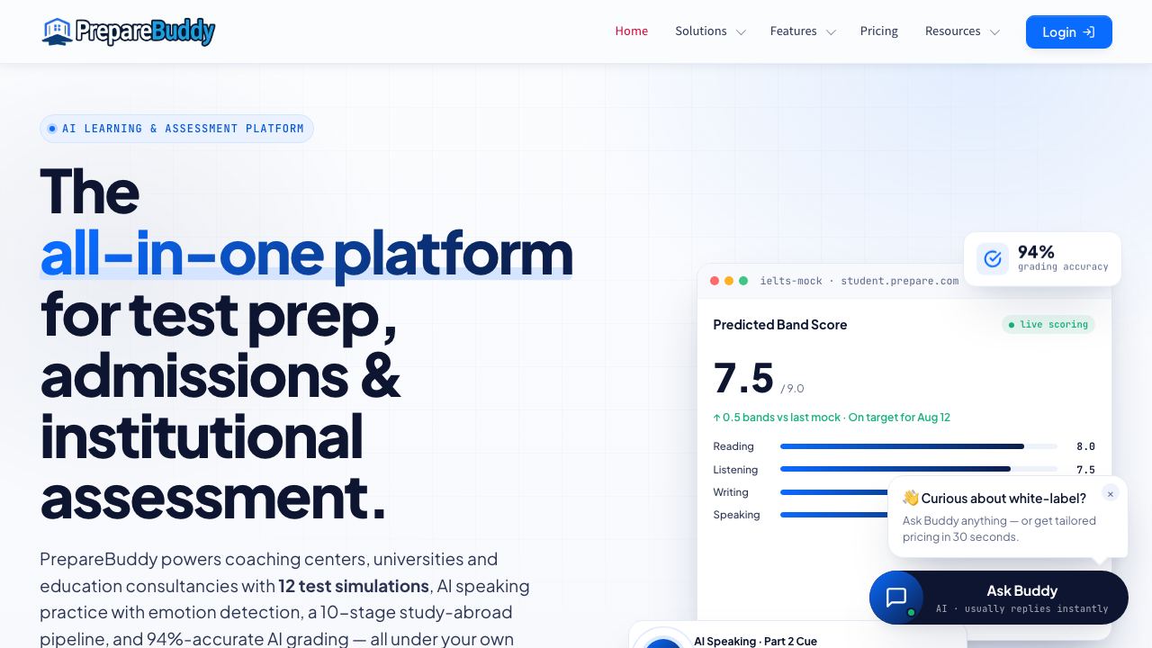 PrepareBuddy 网站截图