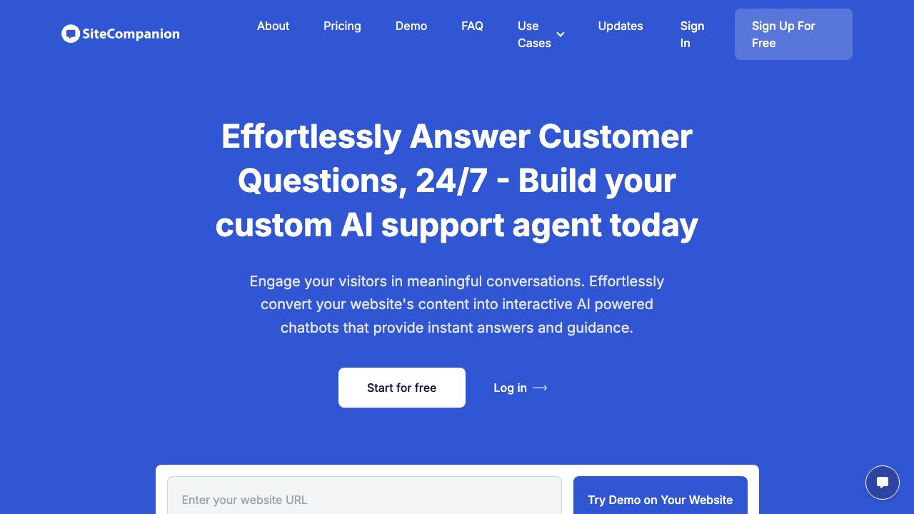 SiteCompanion 网站截图