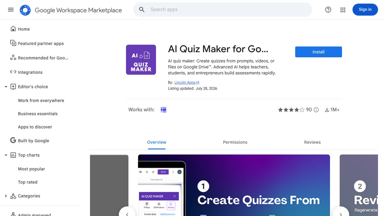 GPT For Google Forms 网站截图