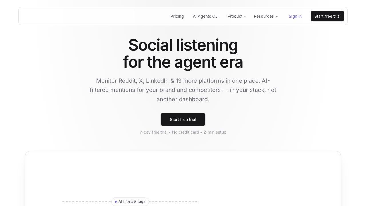 Octolens AI 网站截图