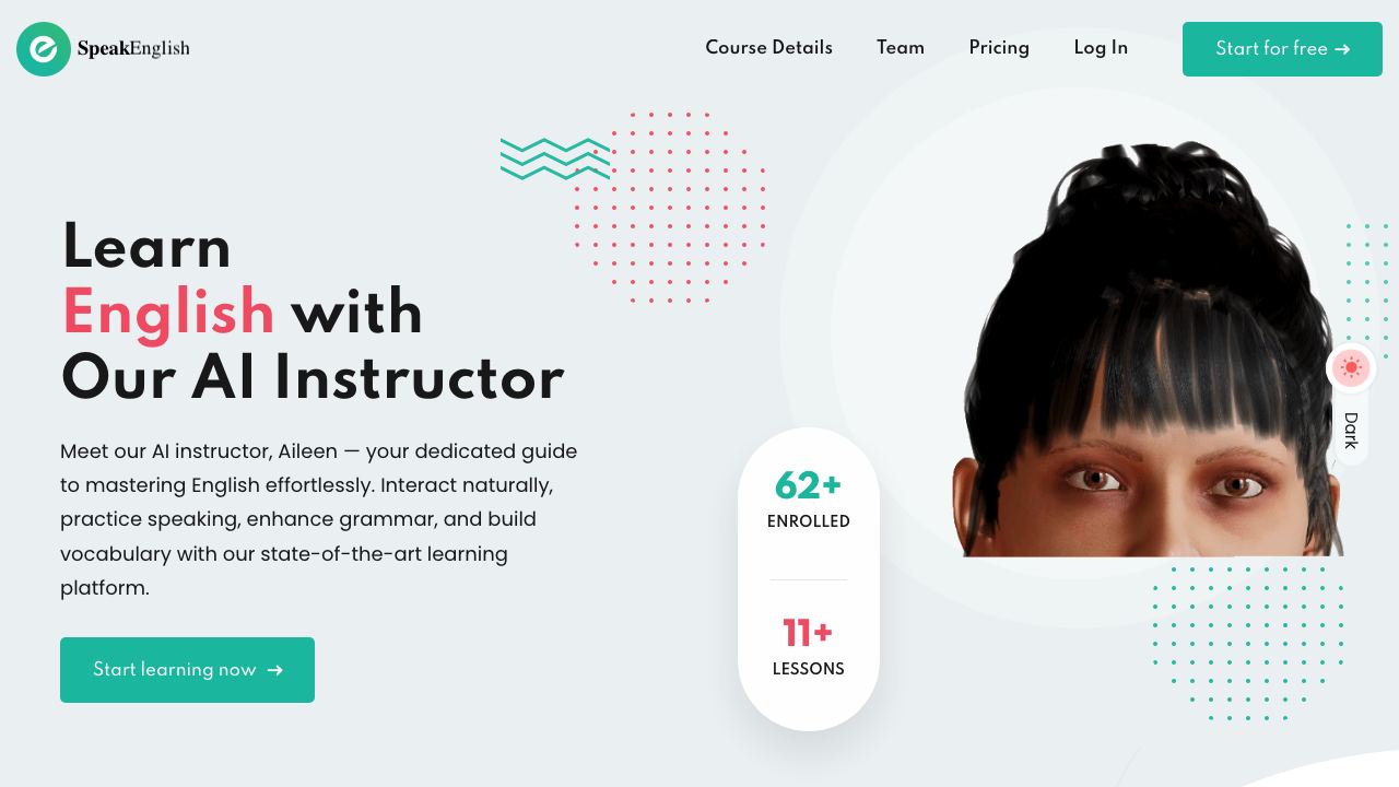 Learn English with Aileen 网站截图