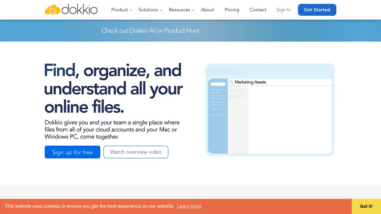 Dokkio AI 网站截图