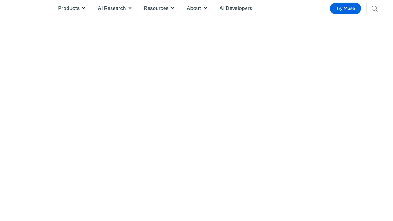 Meta Segment Anything Model 2 website screenshot