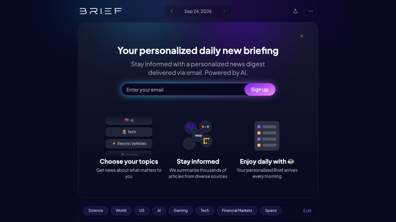 Brief News 网站截图