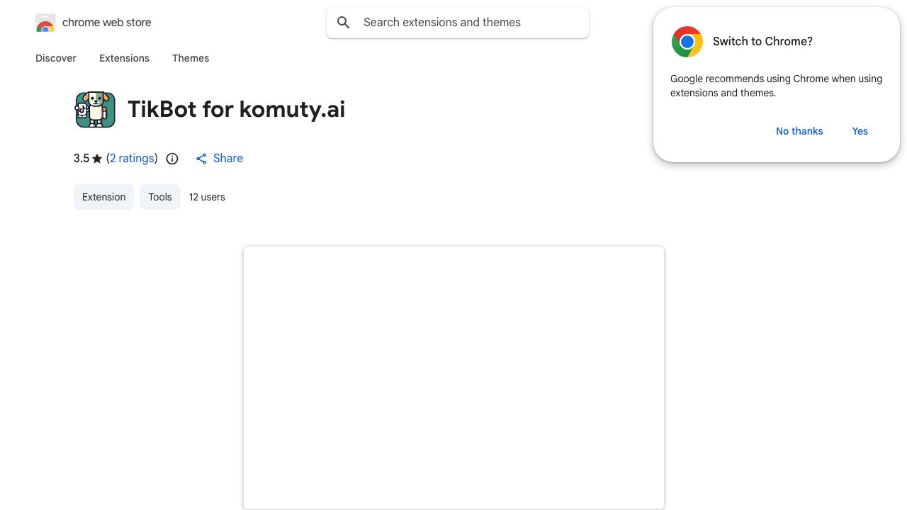 TikBot for komuty.ai 网站截图