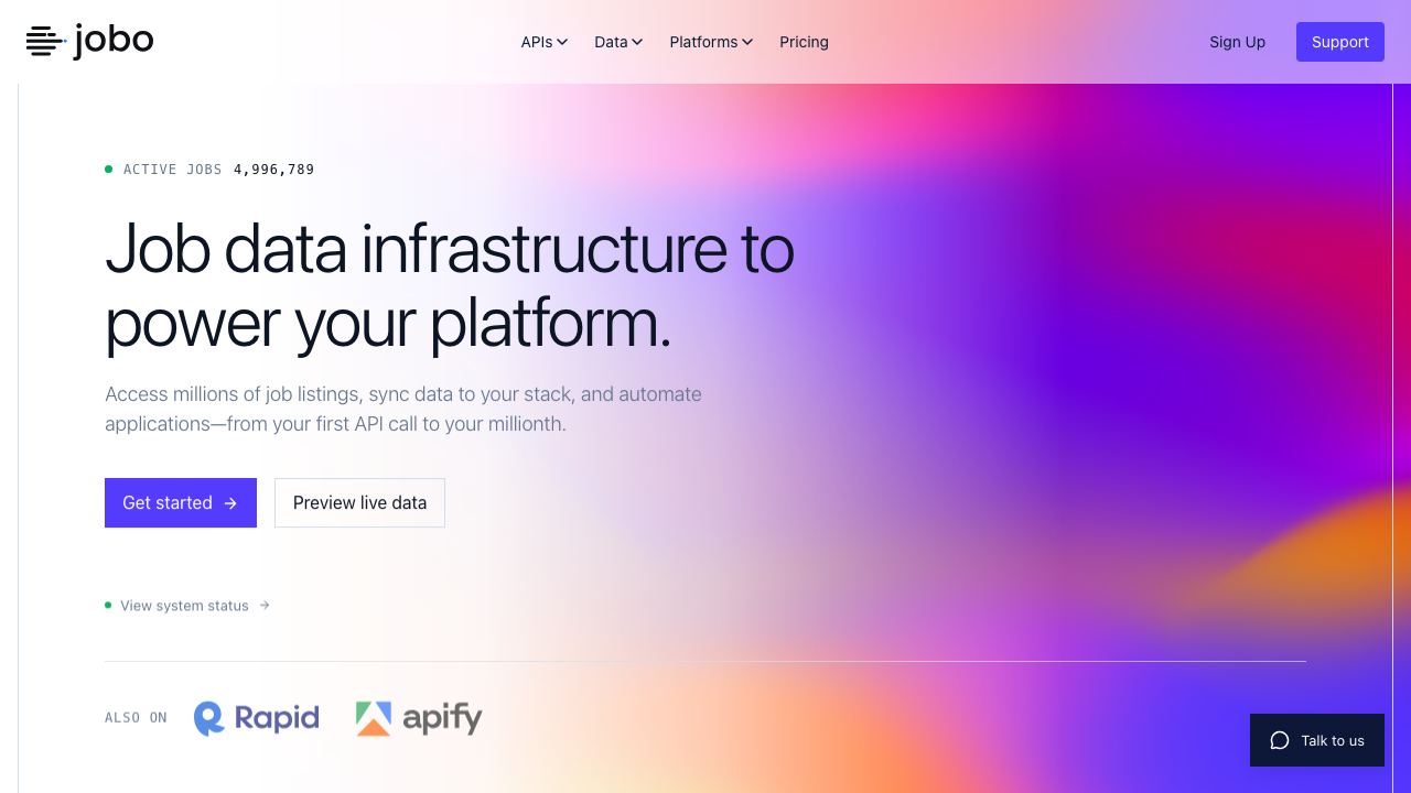 JOBO, THE AI AUTO APPLY BOT! 网站截图