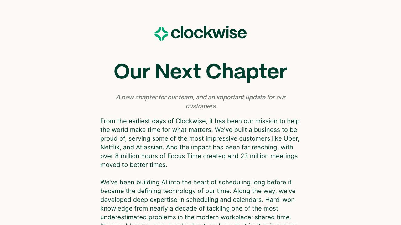 Clockwise 网站截图