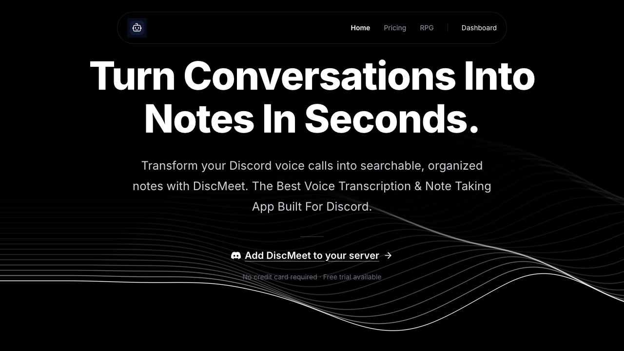 Discmeet 网站截图
