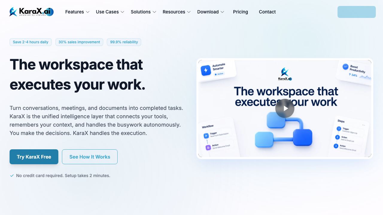 Karax.ai 网站截图