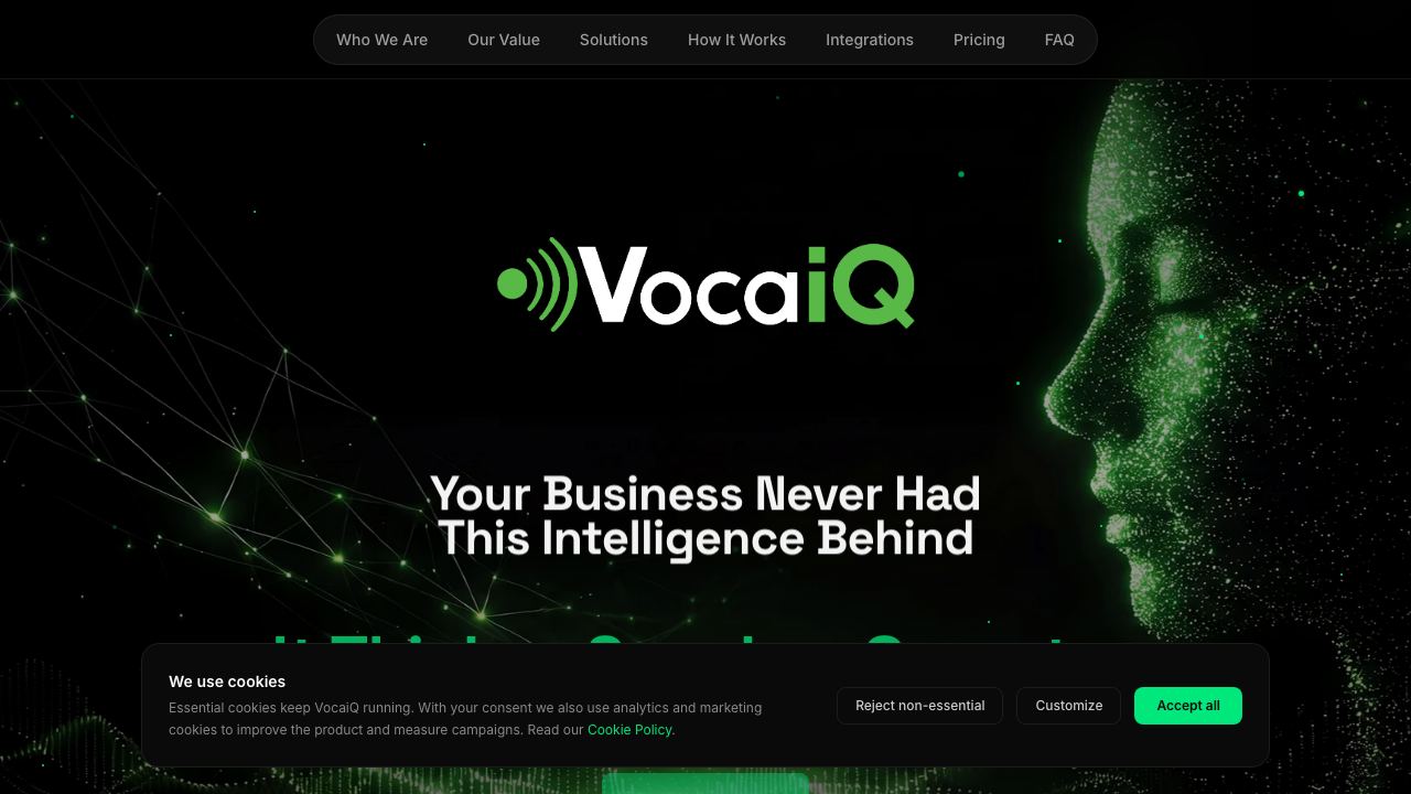 VocaIQ website screenshot