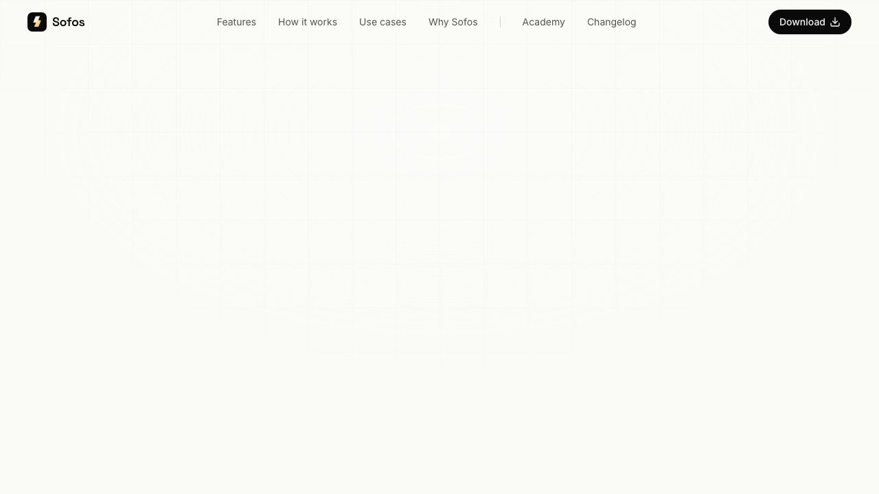 Sofos 网站截图