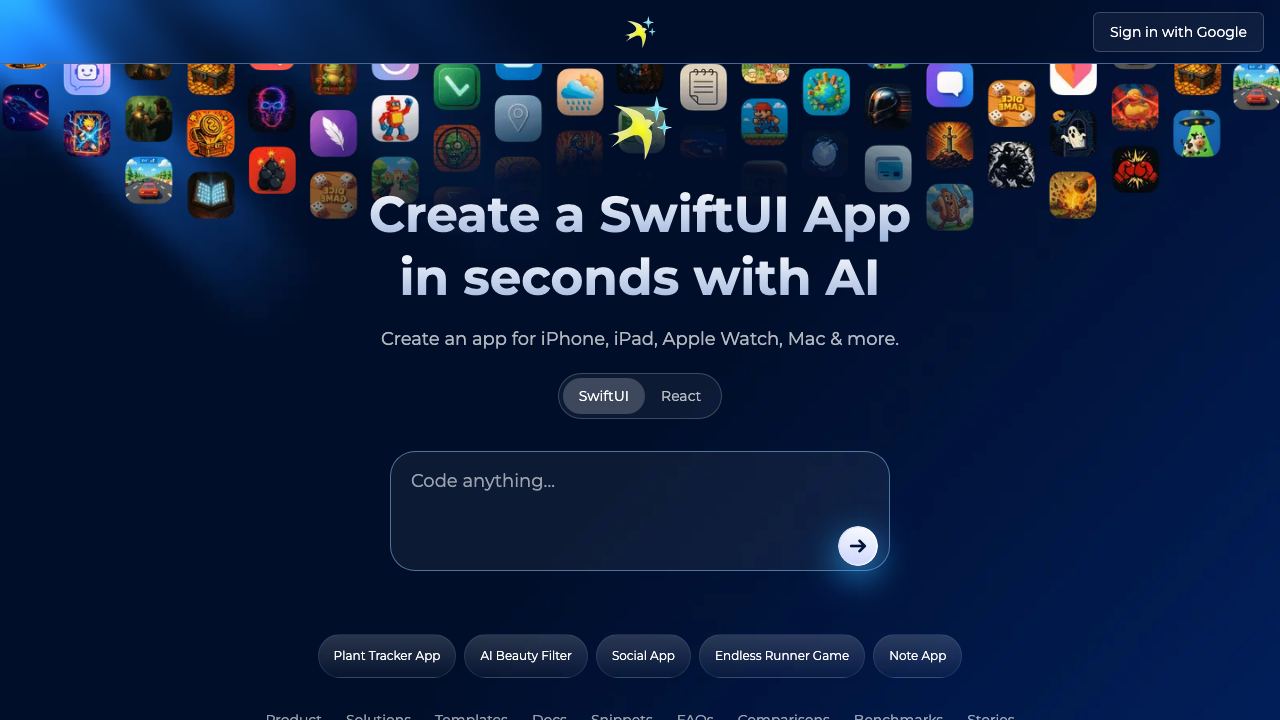 iSwift.dev website screenshot