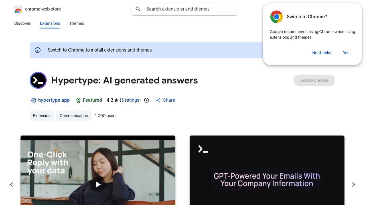 Hypertype 网站截图