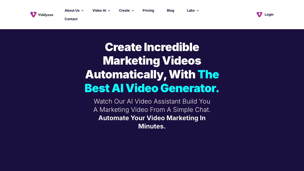 ViddyBot website screenshot