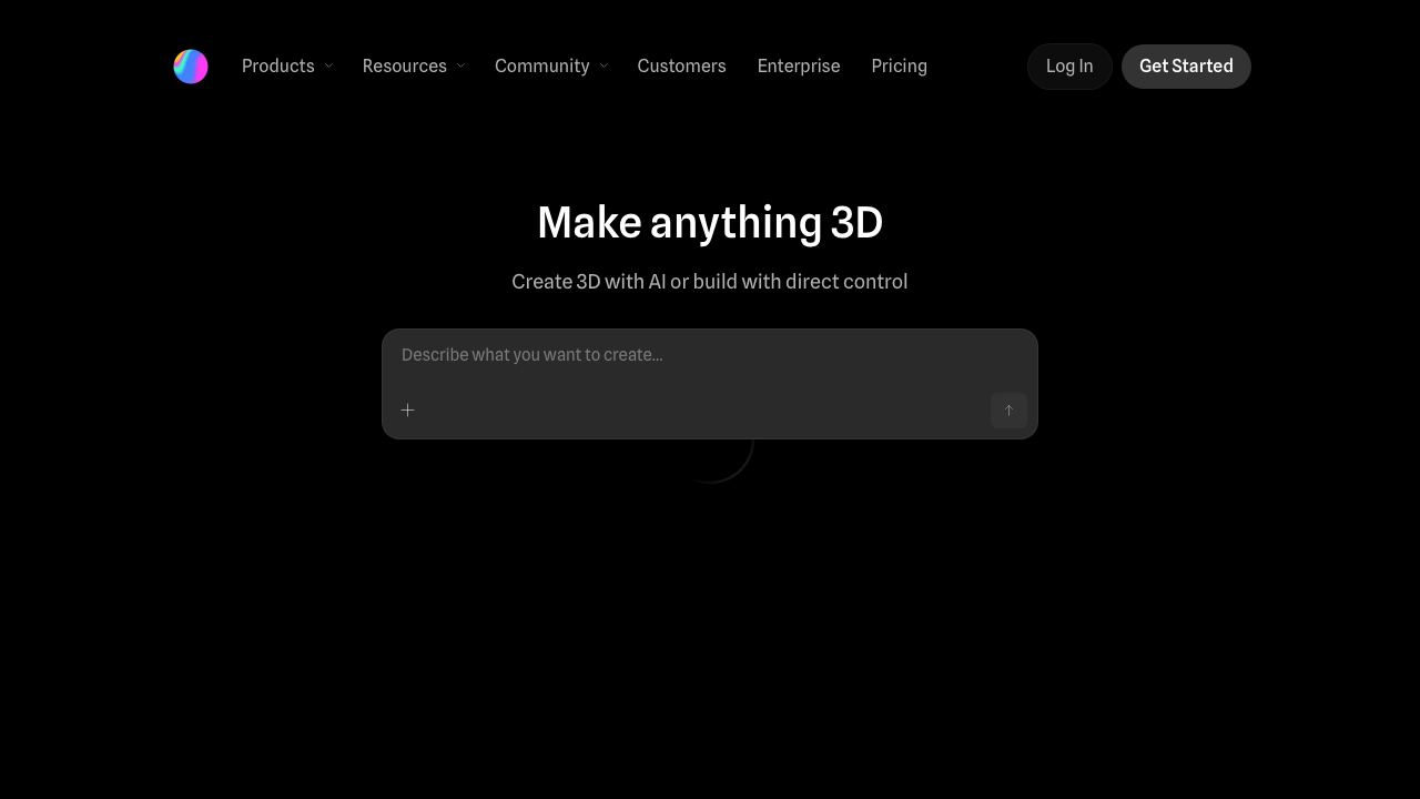 Spline website screenshot