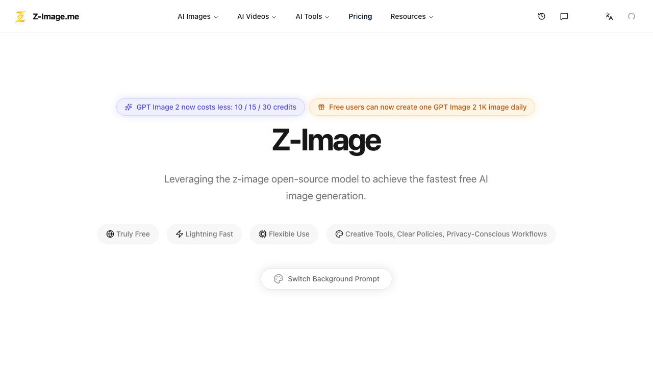 z-image - 1 网站截图
