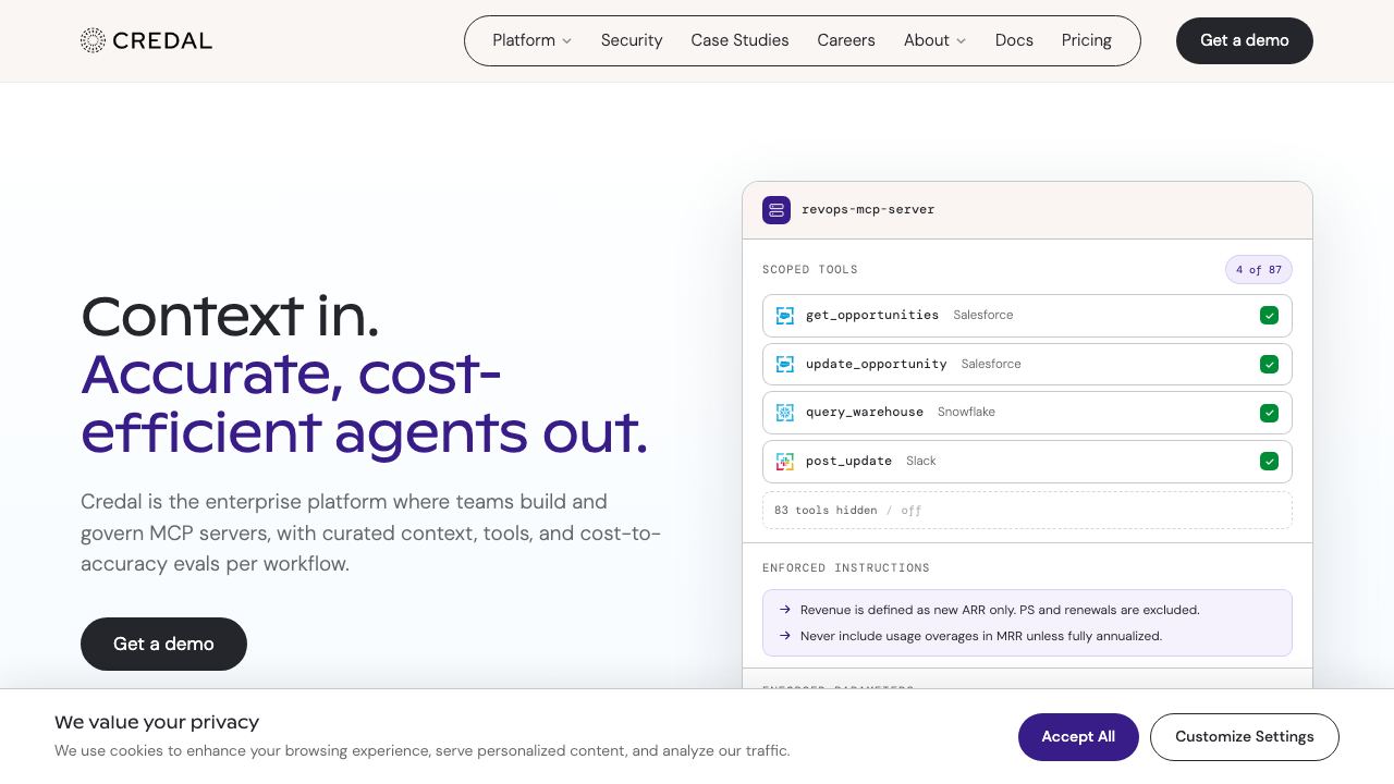 Credal.ai 网站截图