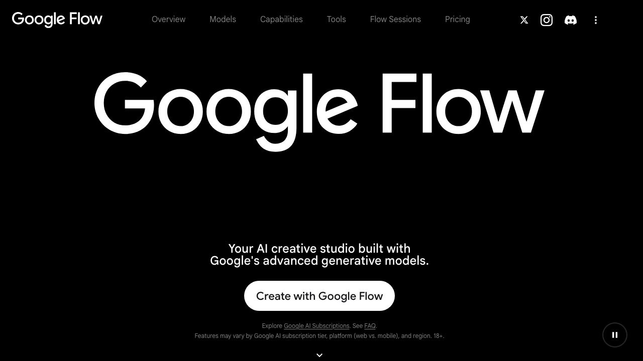 Whisk website screenshot