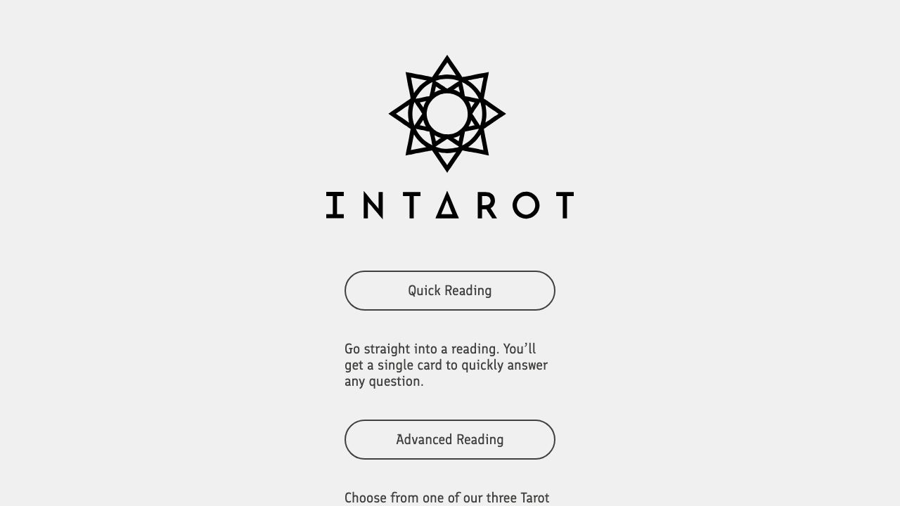 Intarot 网站截图