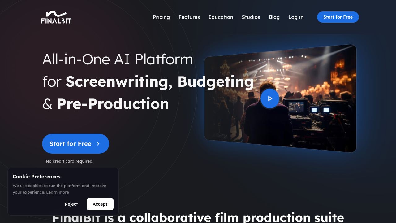 Nolan website screenshot