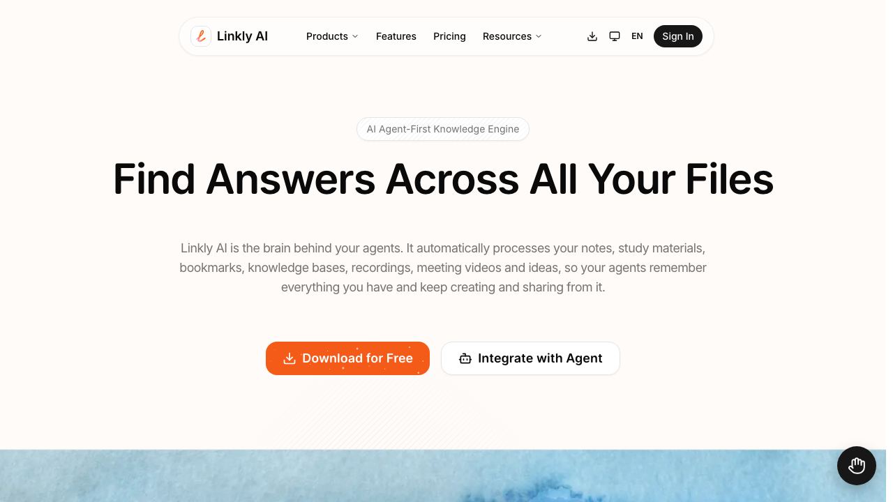 Linkly.AI 网站截图