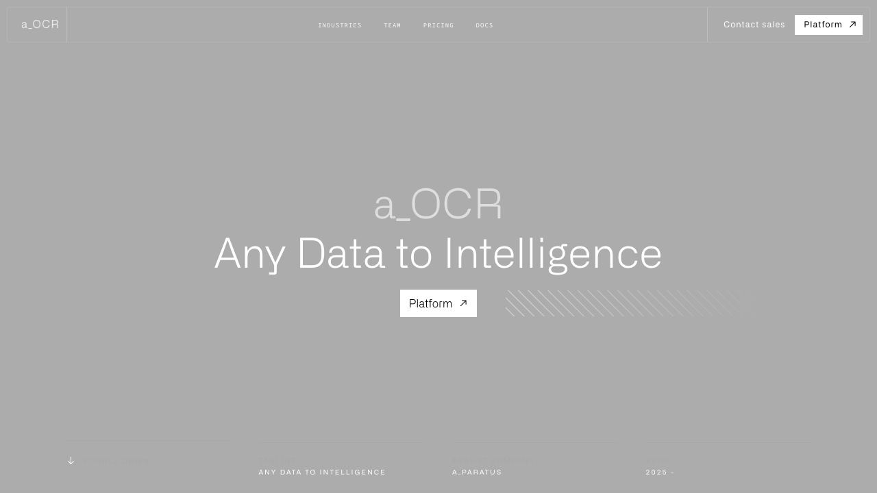 aOCR 网站截图