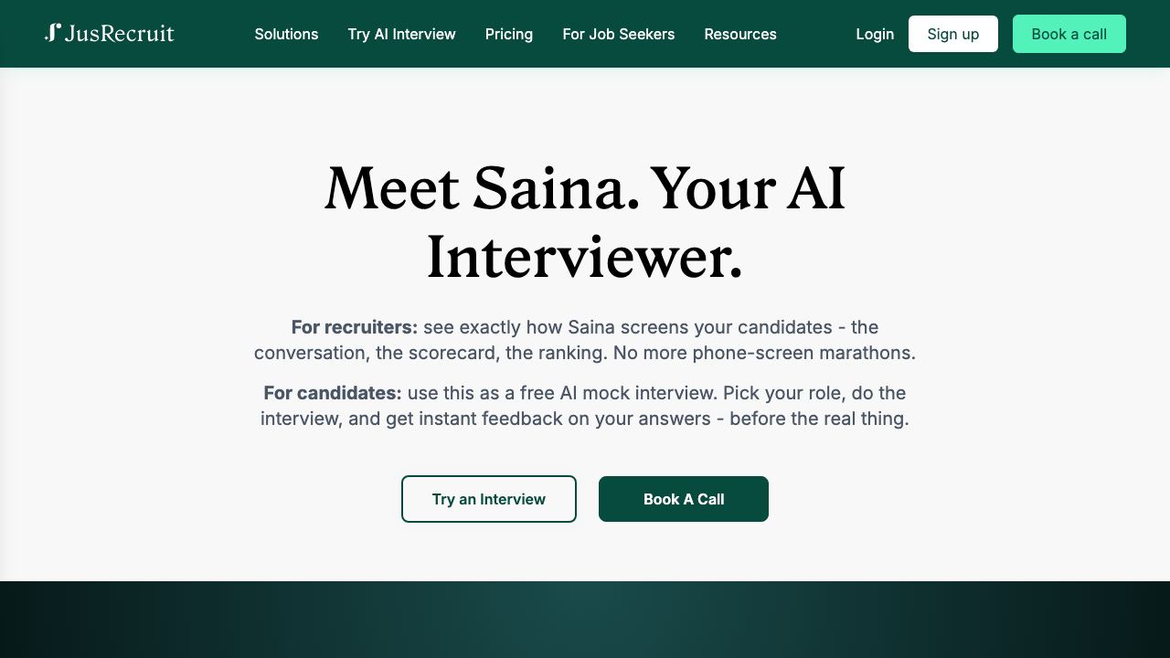 Saina 网站截图