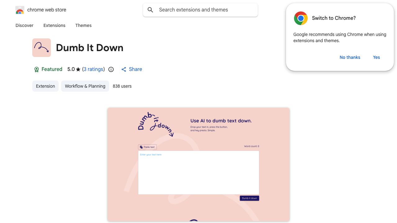 Dumb It Down 网站截图