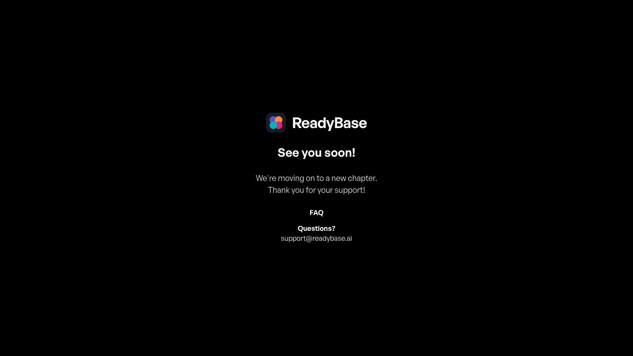 ReadyBase website screenshot