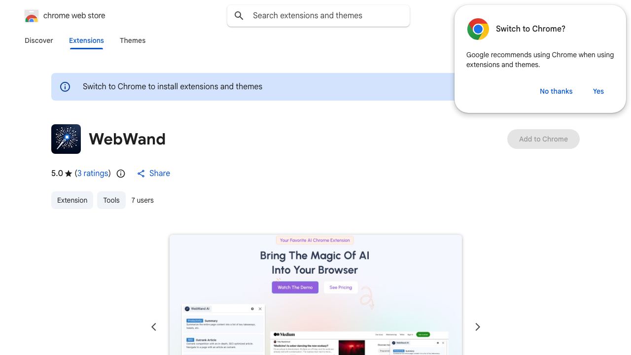 WebWand 网站截图