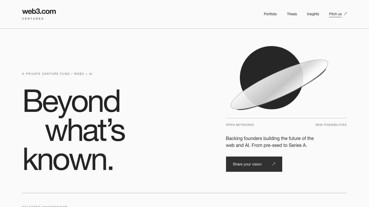 web3.com website screenshot