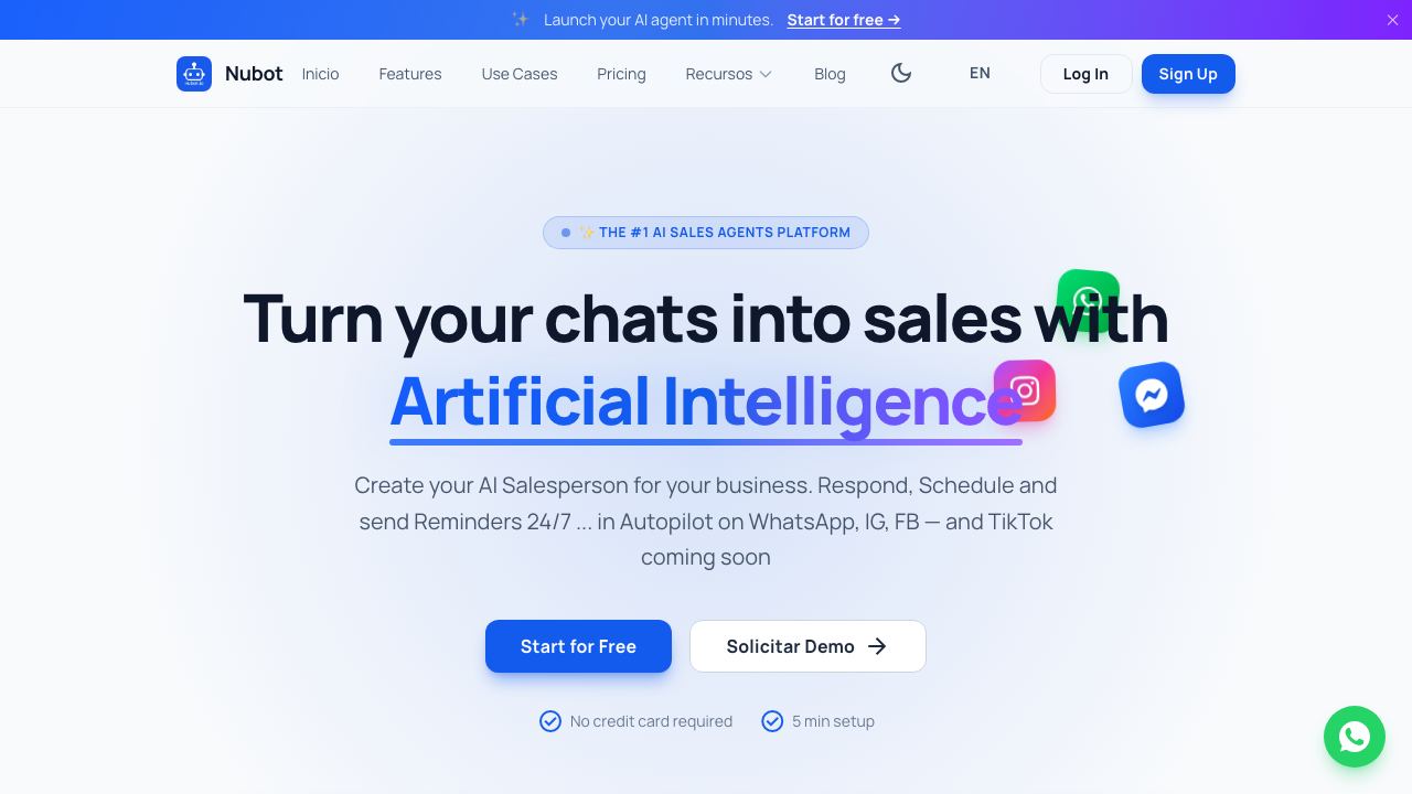Nubot 网站截图