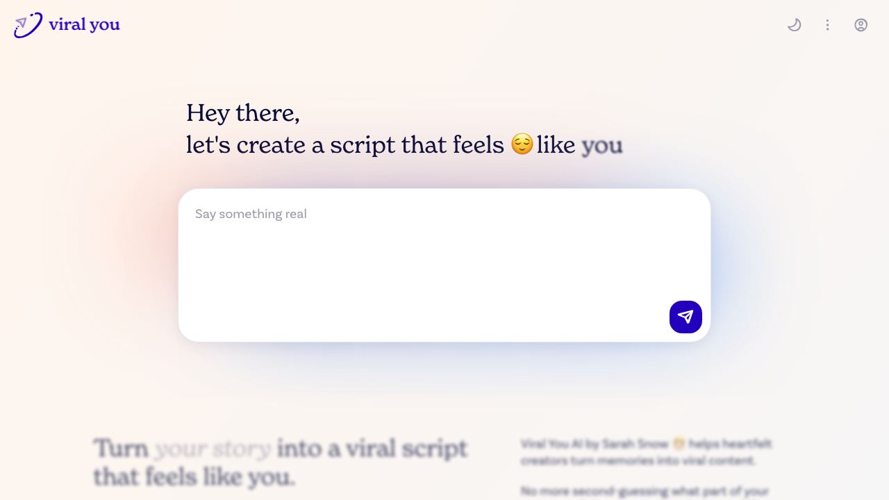 Viral You AI 网站截图