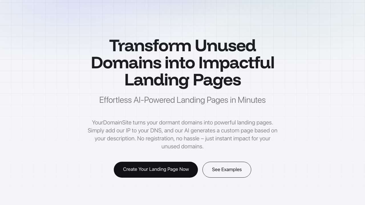 YourDomainSite 网站截图