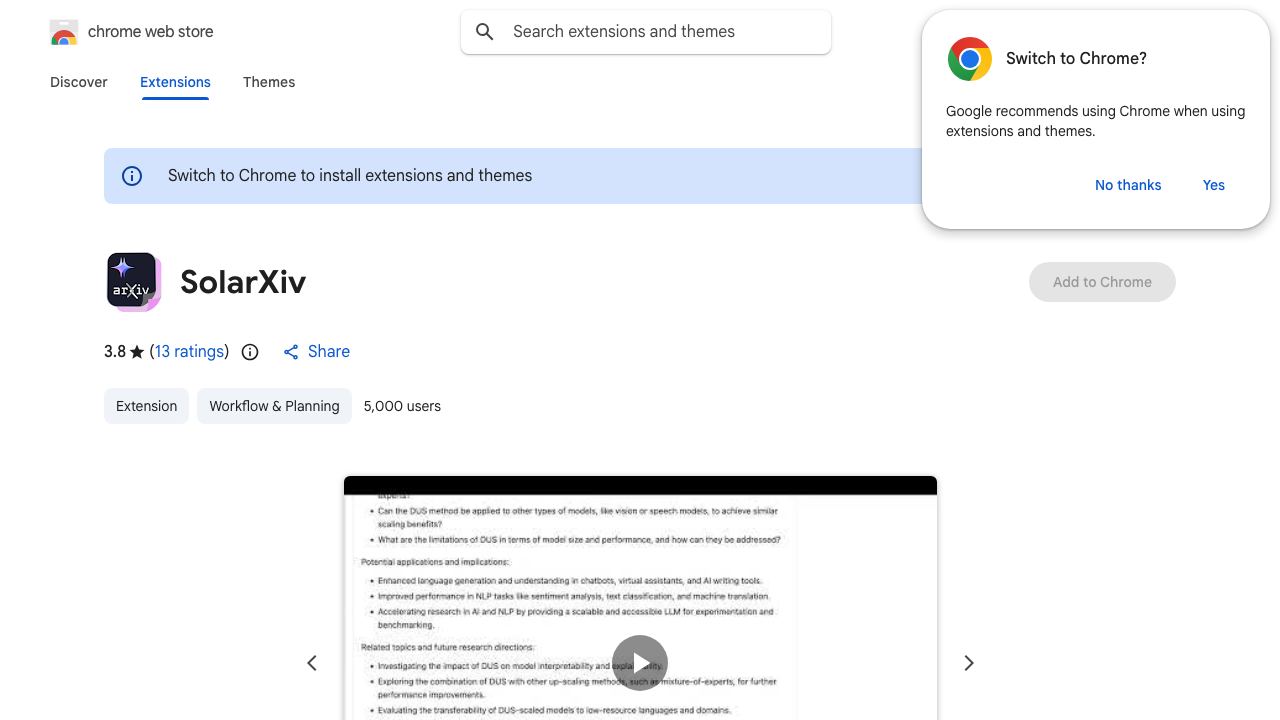 ArxivGPT 网站截图