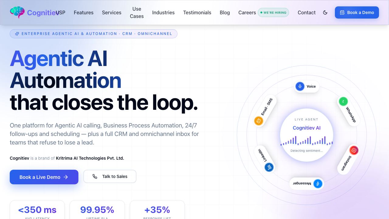 Cognitiev PRO 网站截图